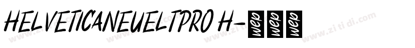 HELVETICANEUELTPRO H字体转换